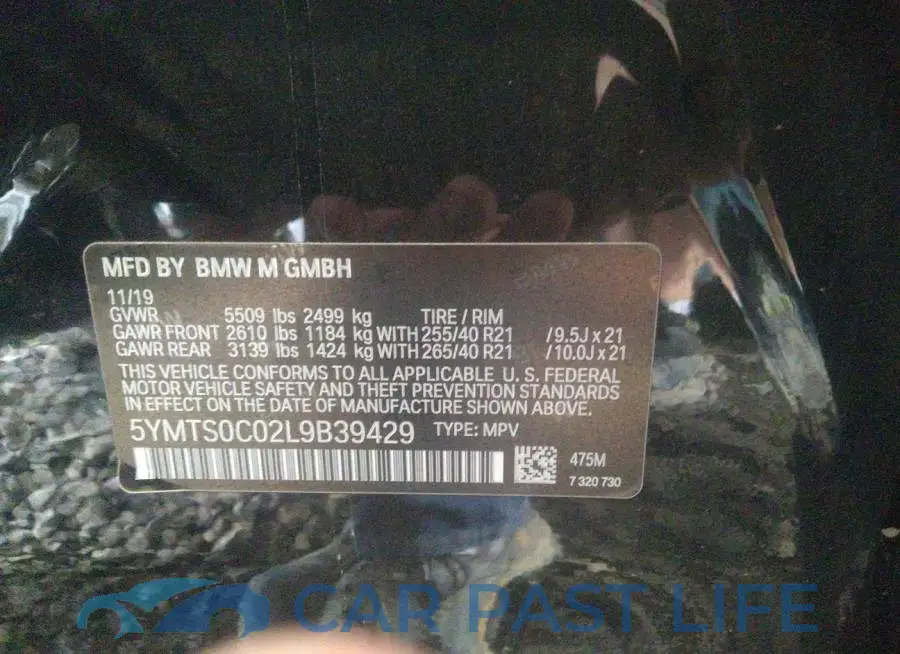 5YMTS0C02L9B39429# 9