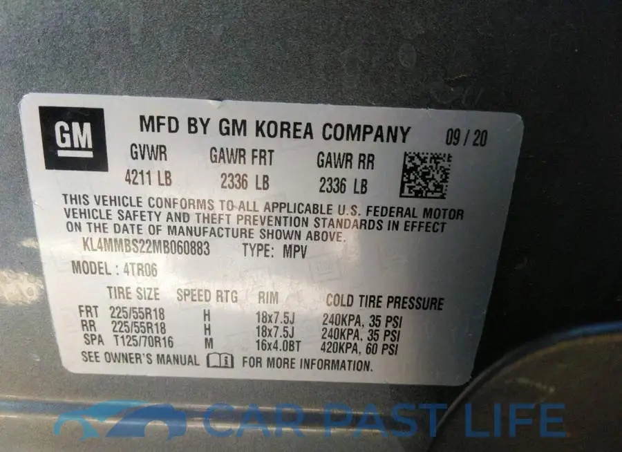 KL4MMBS22MB060883# 9