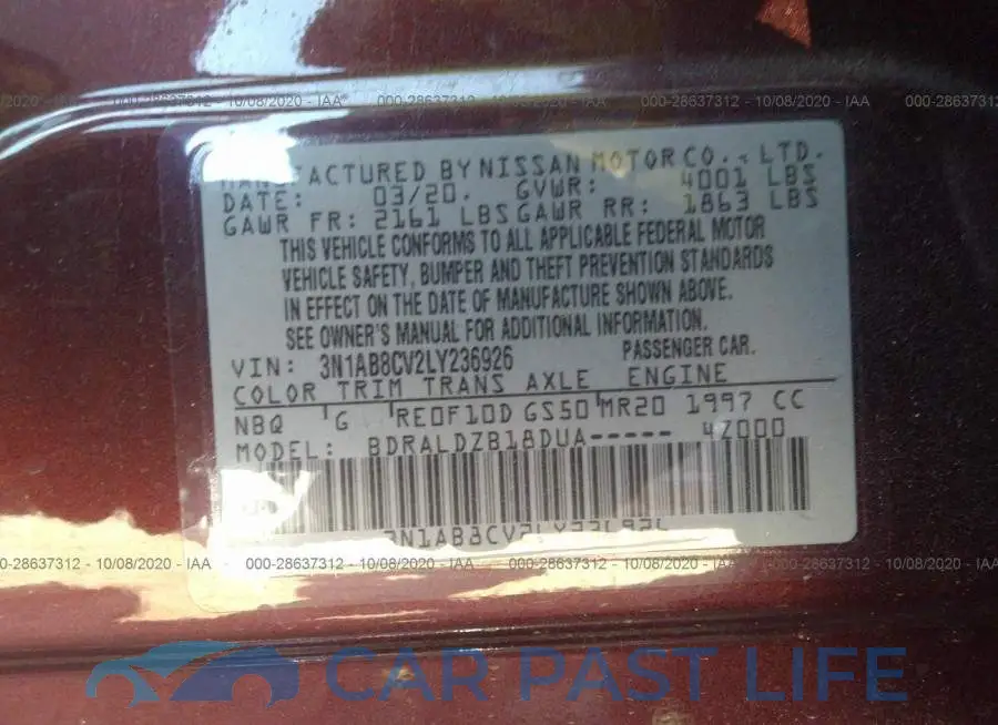 3N1AB8CV2LY236926# 9