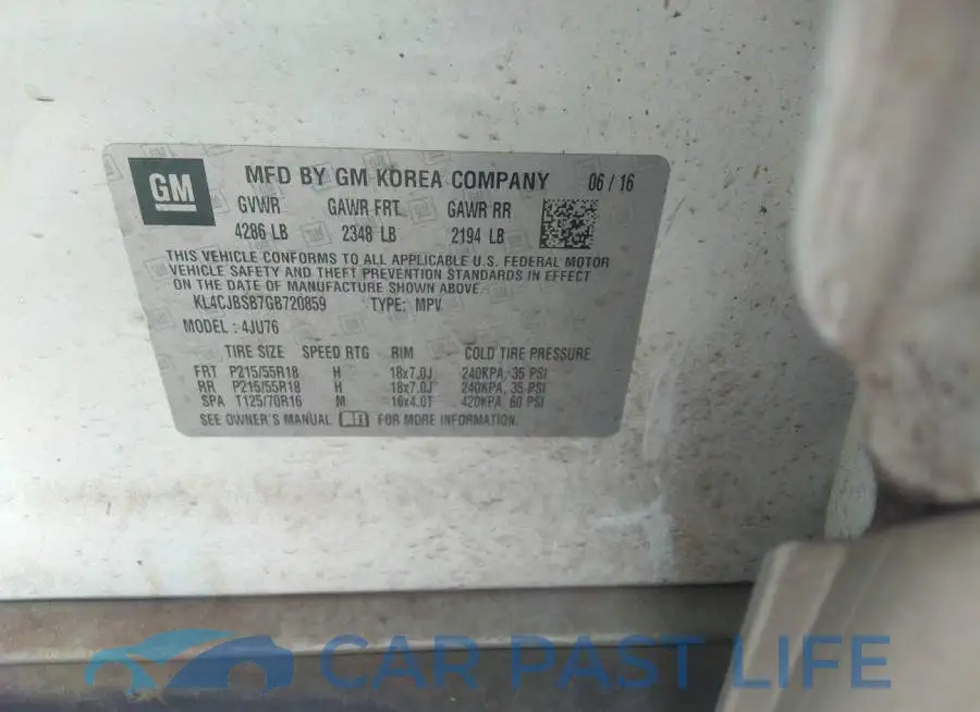 KL4CJBSB7GB720859# 9