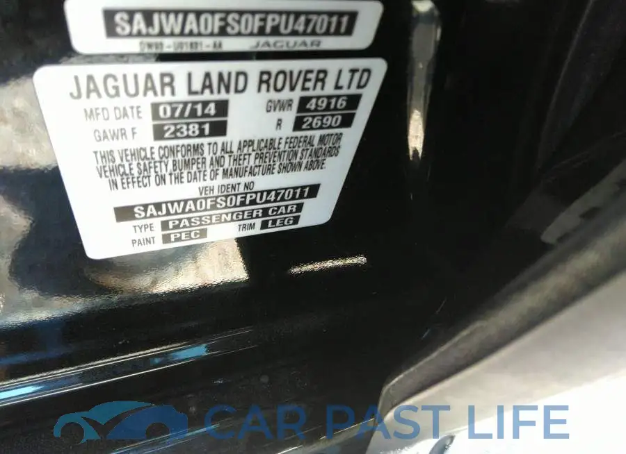 SAJWA0FS0FPU47011# 9