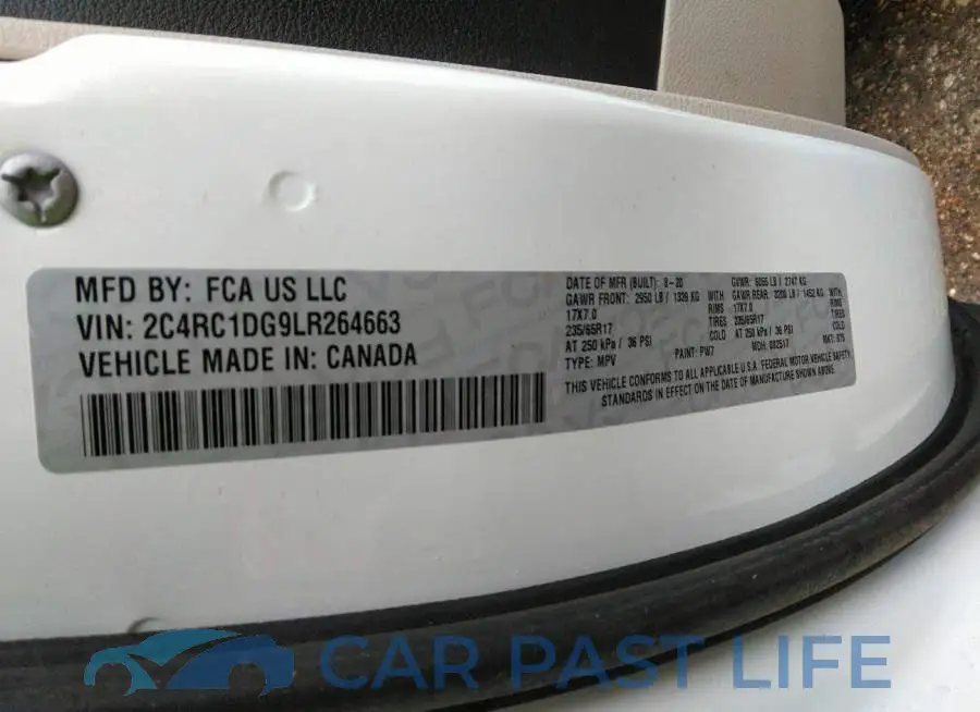 2C4RC1DG9LR264663# 9