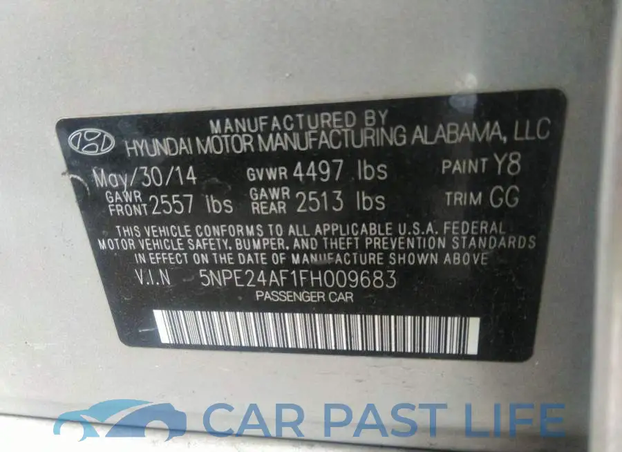 5NPE24AF1FH009683# 9