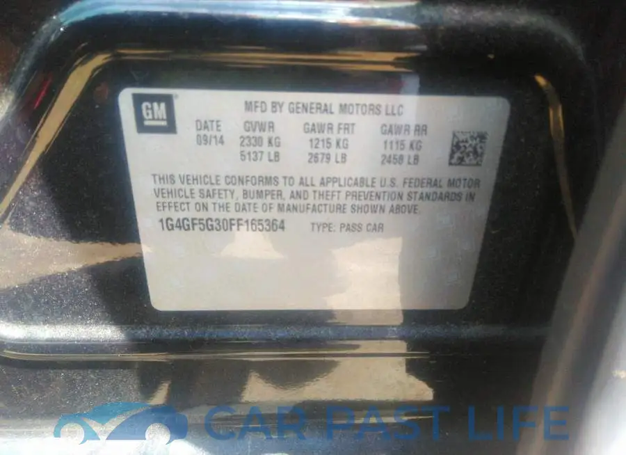 1G4GF5G30FF165364# 9