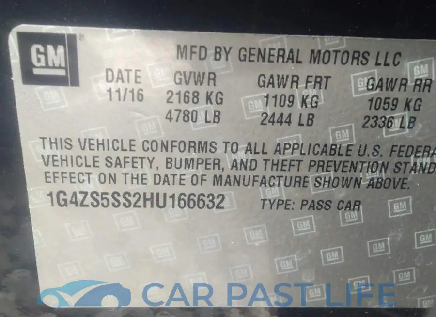 1G4ZS5SS2HU166632# 9