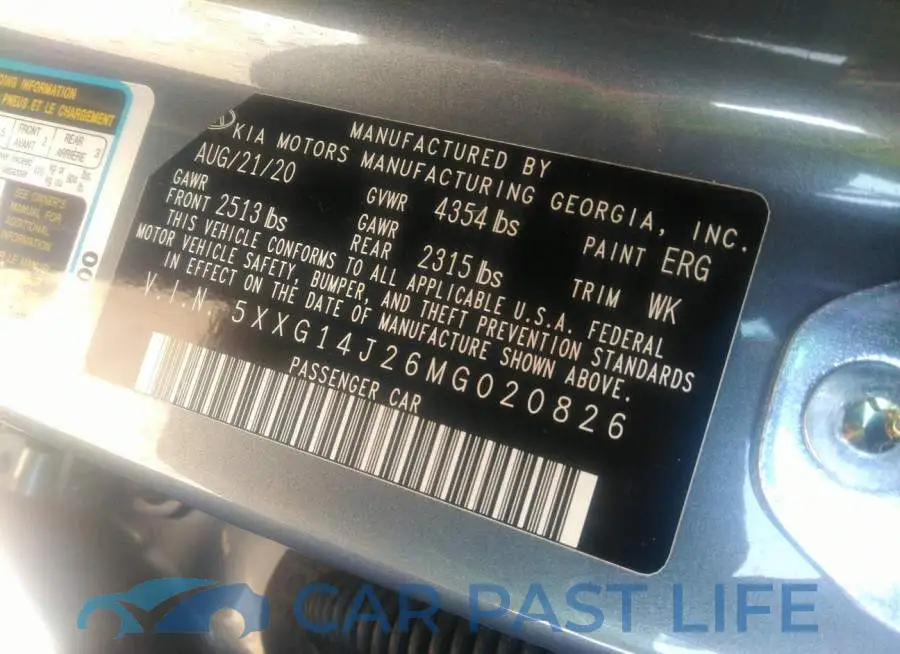 5XXG14J26MG020826# 9