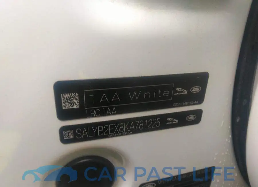 SALYB2EX8KA781225# 9