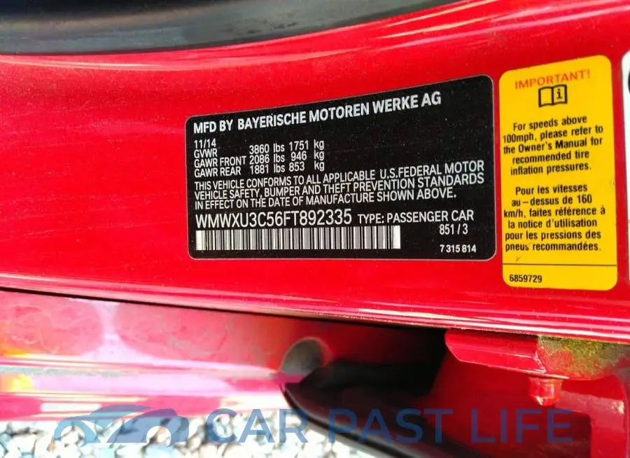 WMWXU3C56FT892335# 9