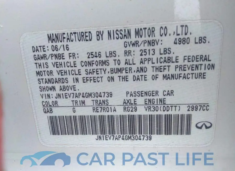 JN1EV7AP4GM304739# 9