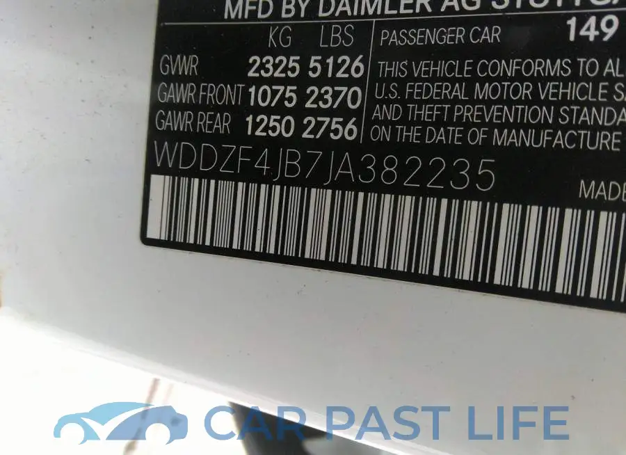 WDDZF4JB7JA382235# 9