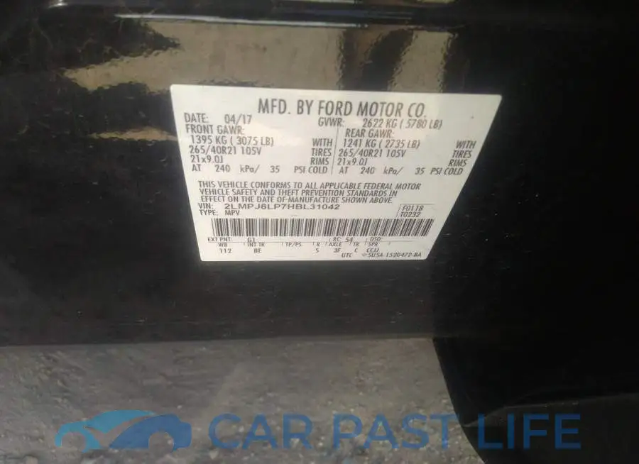 2LMPJ8LP7HBL31042# 9