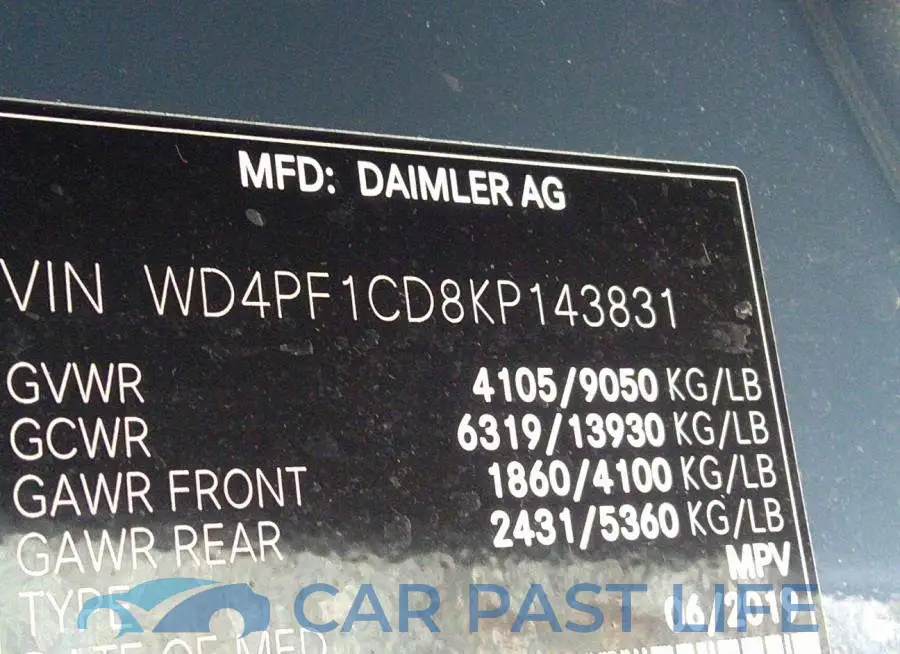 WD4PF1CD8KP143831# 9
