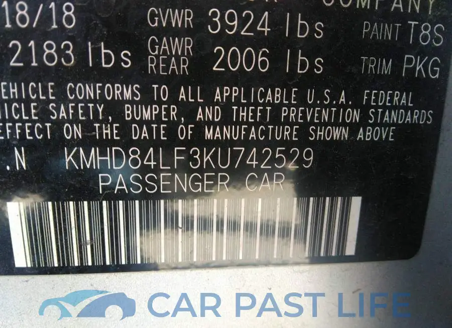 KMHD84LF3KU742529# 9