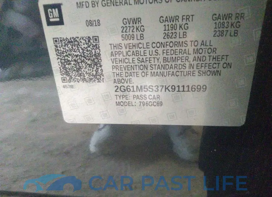 2G61M5S37K9111699# 9