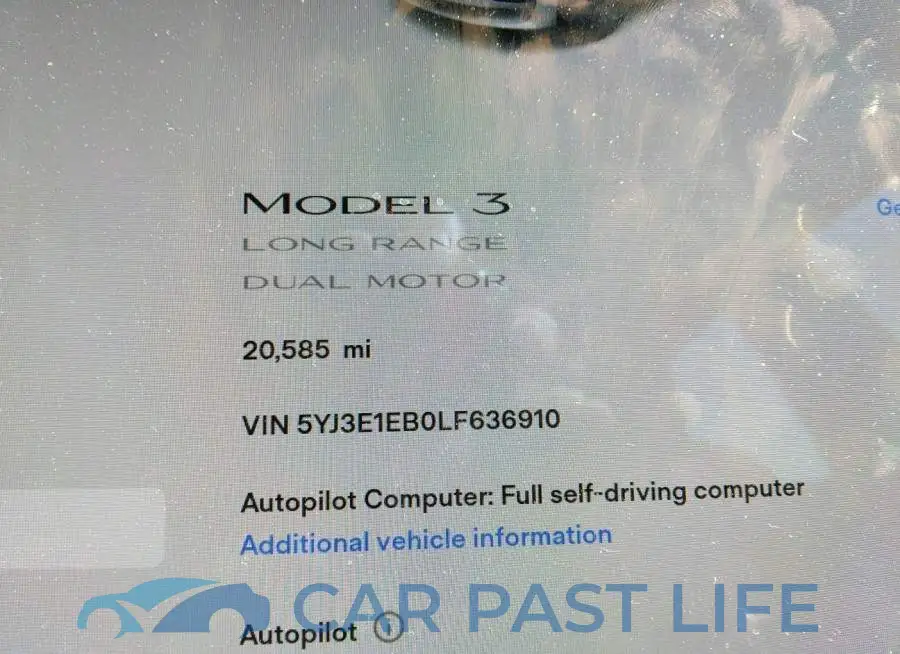 5YJ3E1EB0LF636910# 7
