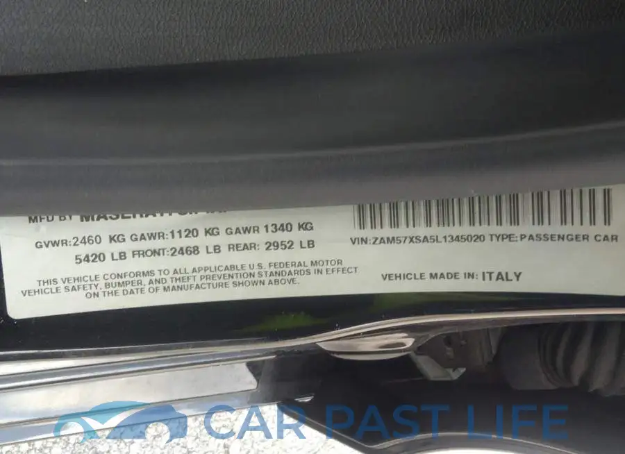 ZAM57XSA5L1345020# 9