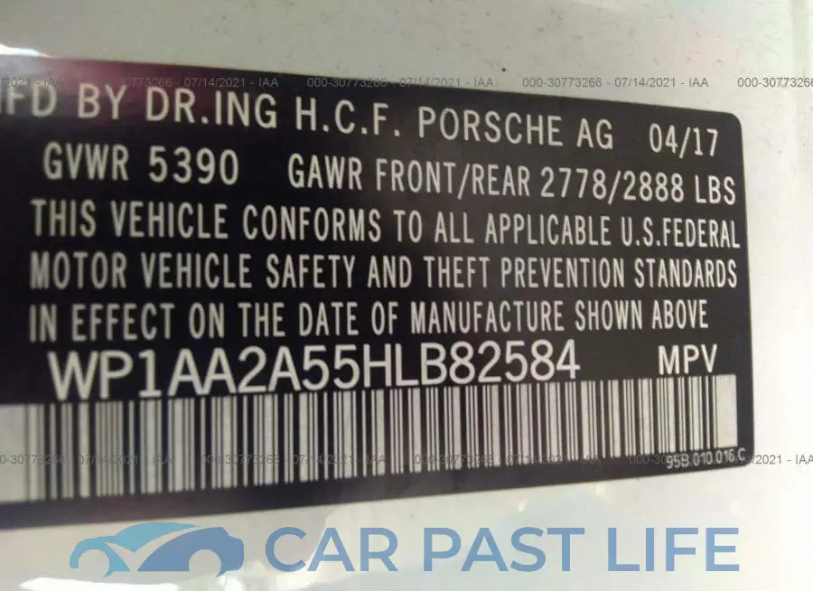 WP1AA2A55HLB82584# 9