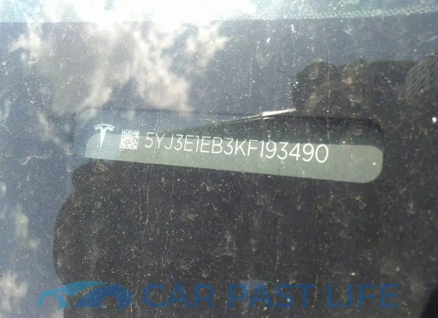 5YJ3E1EB3KF193490# 9