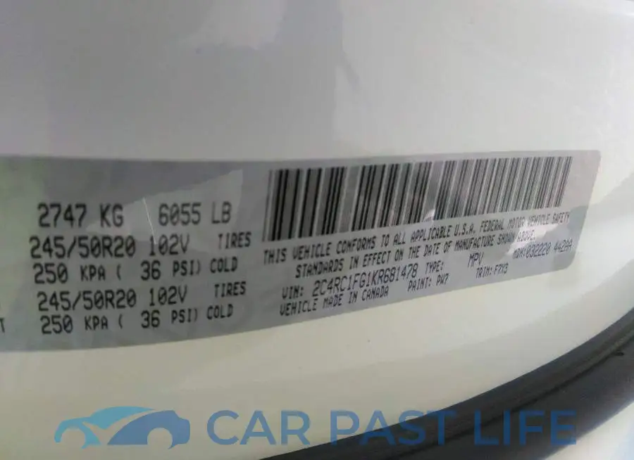 2C4RC1FG1KR681478# 9