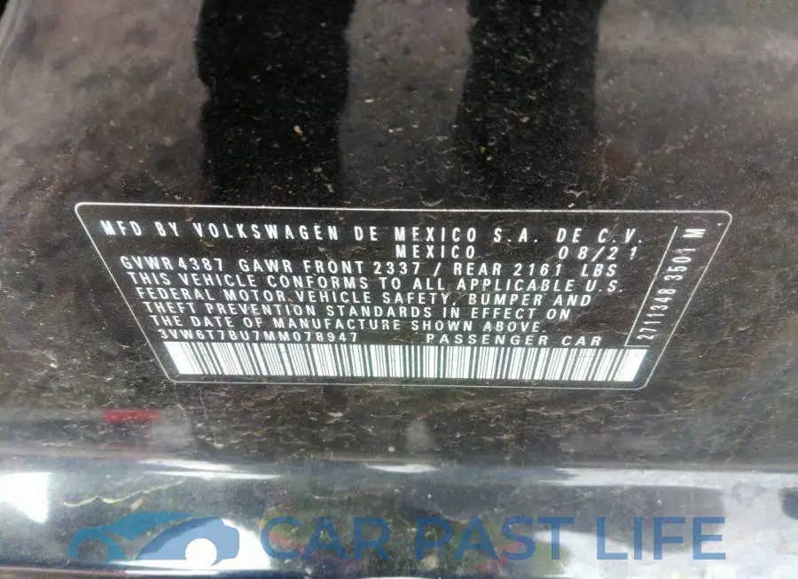 3VW6T7BU7MM078947# 9