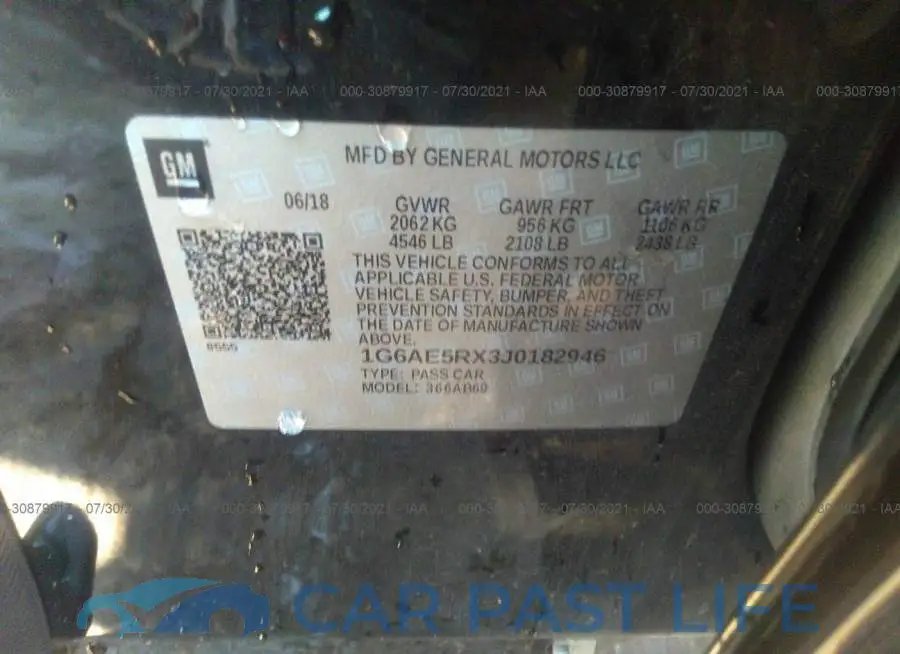 1G6AE5RX3J0182946# 9