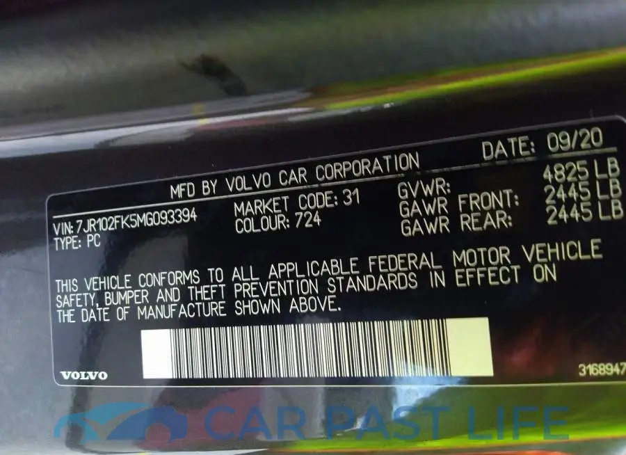 7JR102FK5MG093394# 9