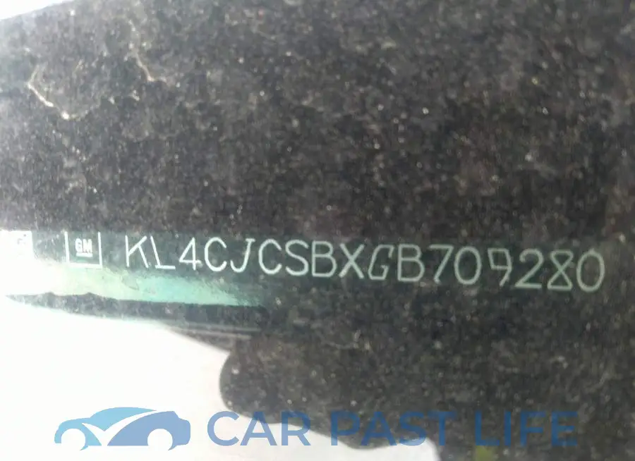 KL4CJCSBXGB709280# 9