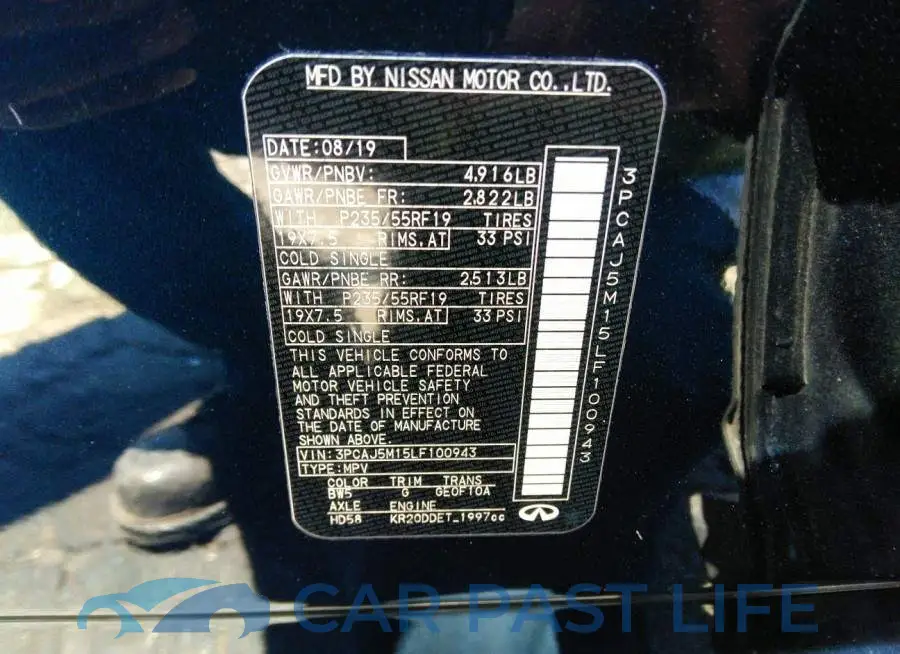 3PCAJ5M15LF100943# 9