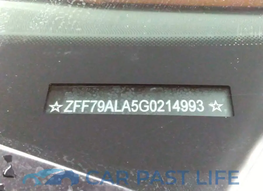 ZFF79ALA5G0214993# 9