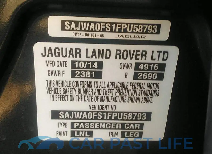 SAJWA0FS1FPU58793# 9