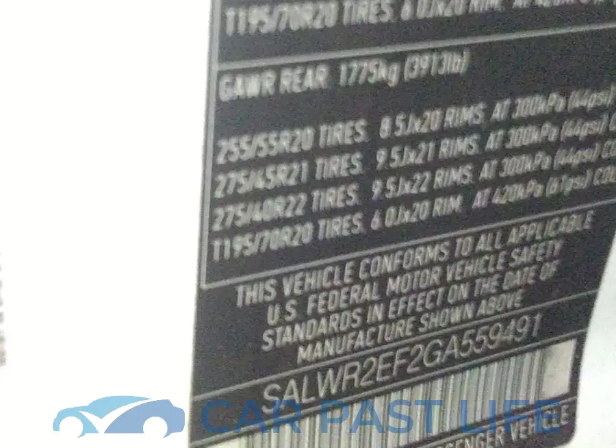 SALWR2EF2GA559491# 9