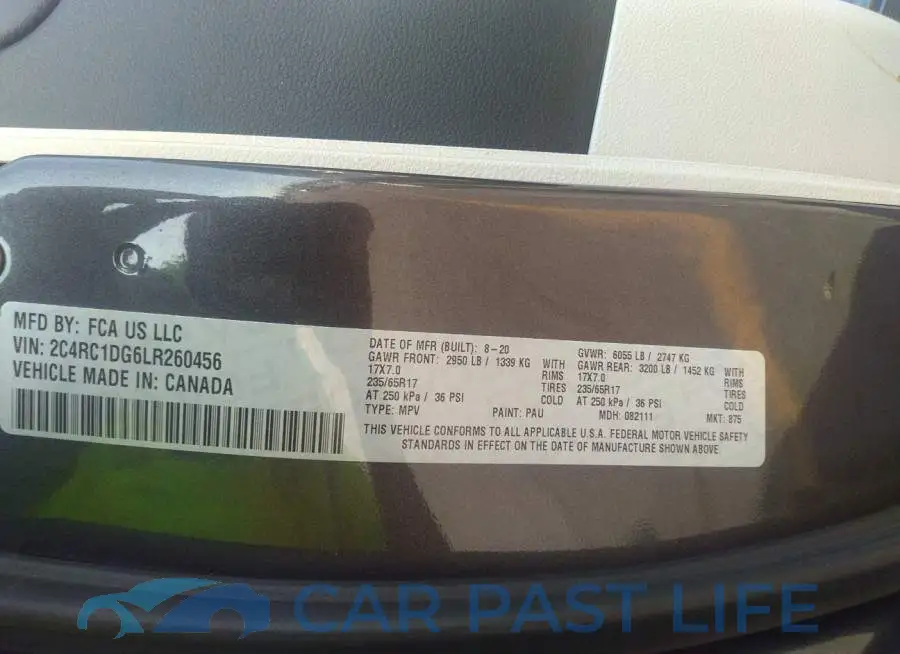 2C4RC1DG6LR260456# 9