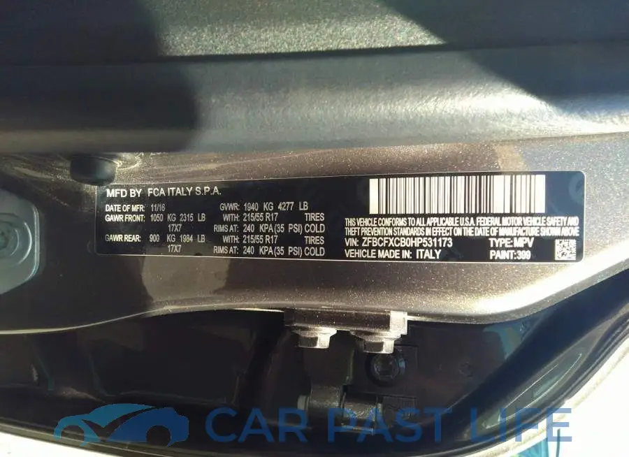 ZFBCFXCB0HP531173# 9
