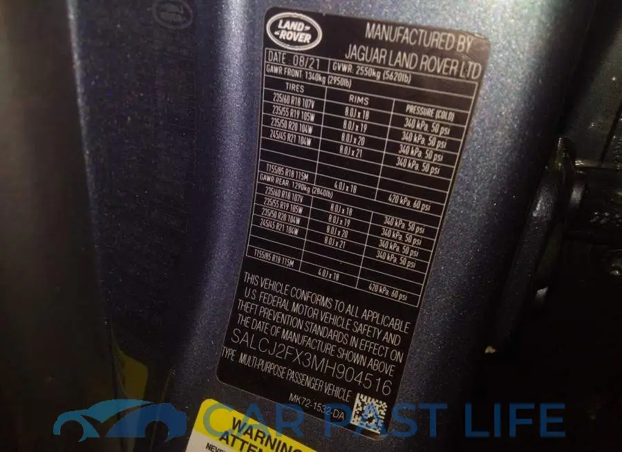 SALCJ2FX3MH904516# 9