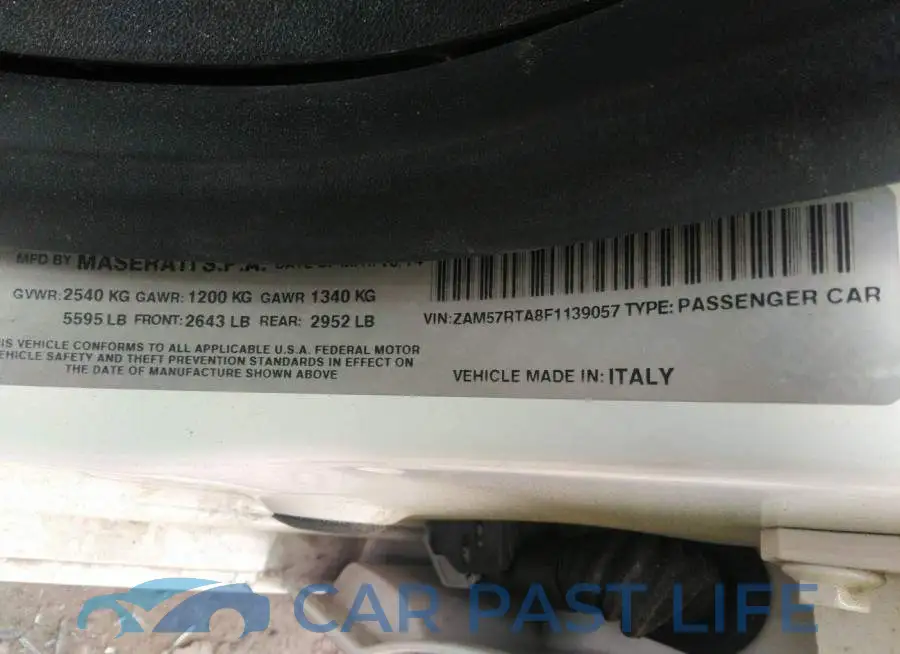 ZAM57RTA8F1139057# 9