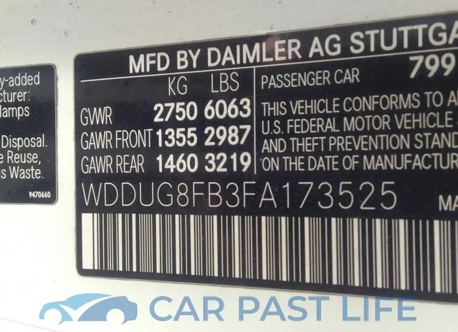 WDDUG8FB3FA173525# 9