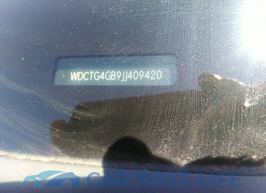 WDCTG4GB9JJ409420# 9