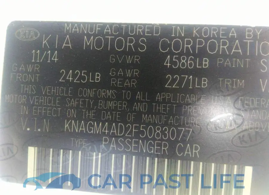 KNAGM4AD2F5083077# 9