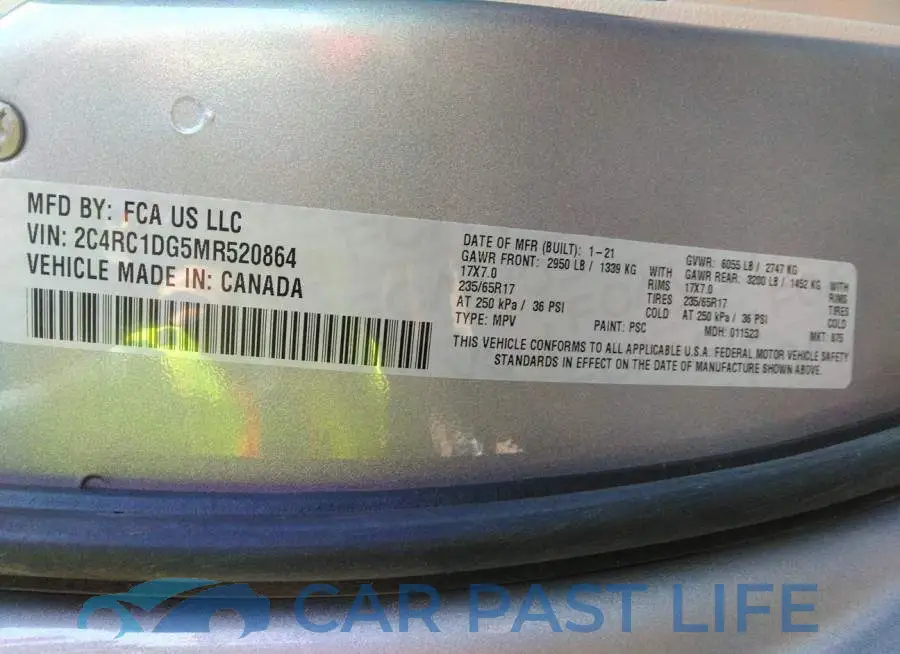 2C4RC1DG5MR520864# 9