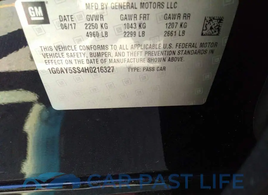 1G6AY5SS4H0216327# 9