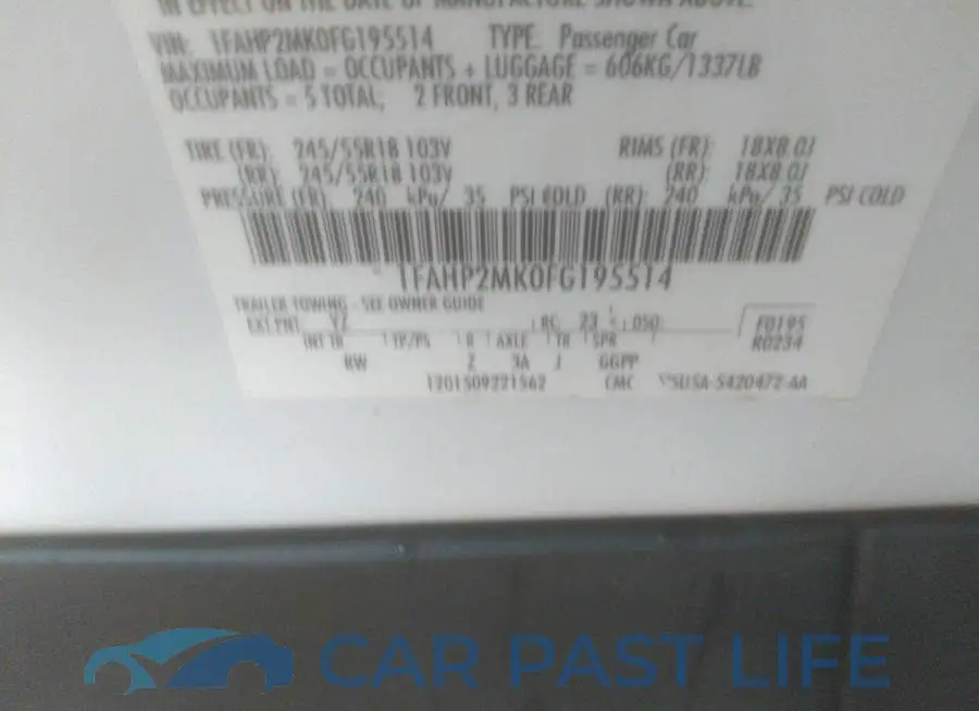 1FAHP2MK0FG195514# 9