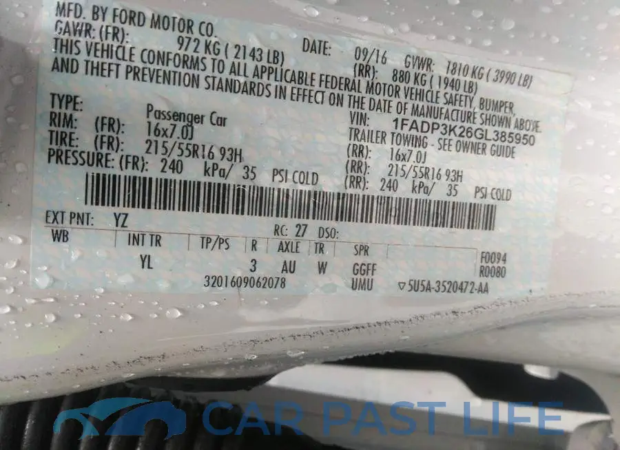 1FADP3K26GL385950# 9