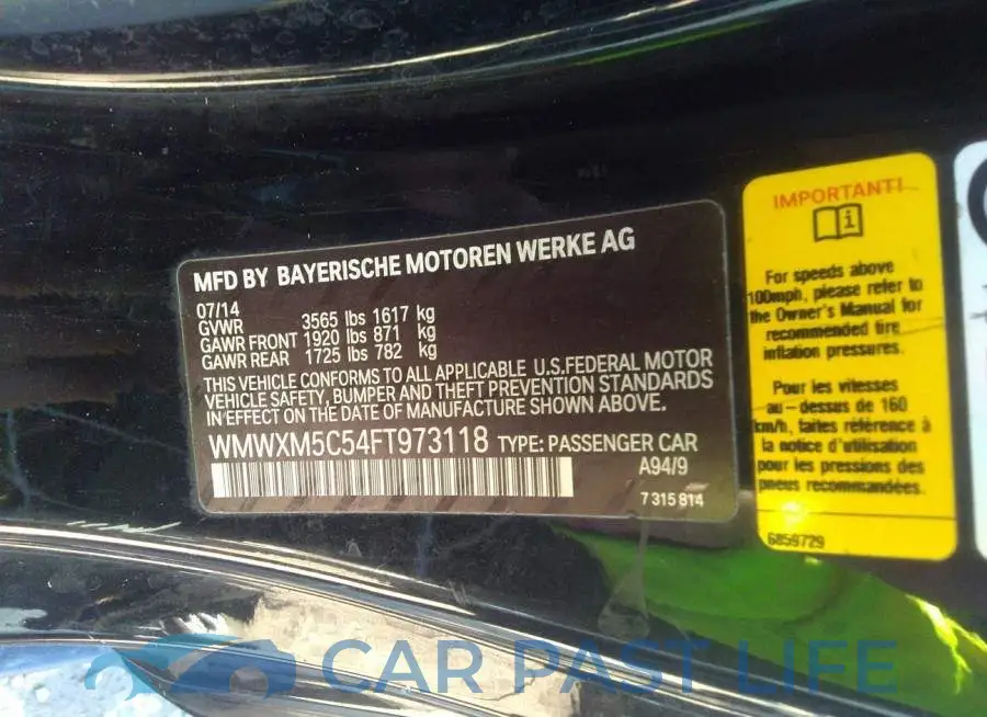 WMWXM5C54FT973118# 9