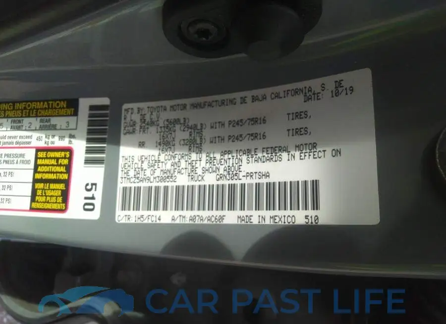 3TMCZ5AN9LM300552# 9