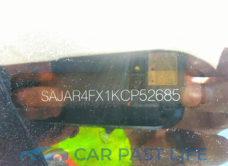 SAJAR4FX1KCP52685# 9