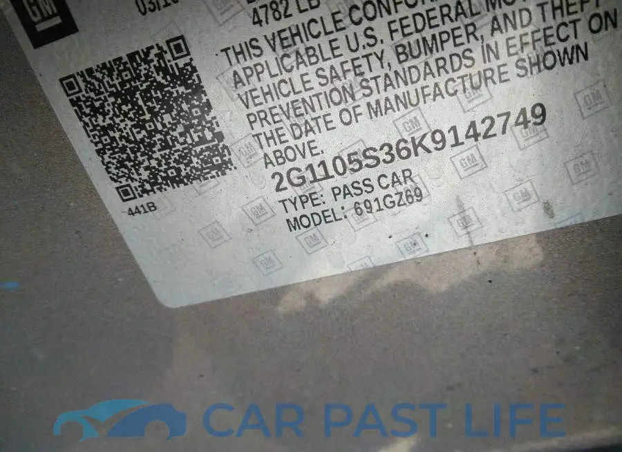 2G1105S36K9142749# 9