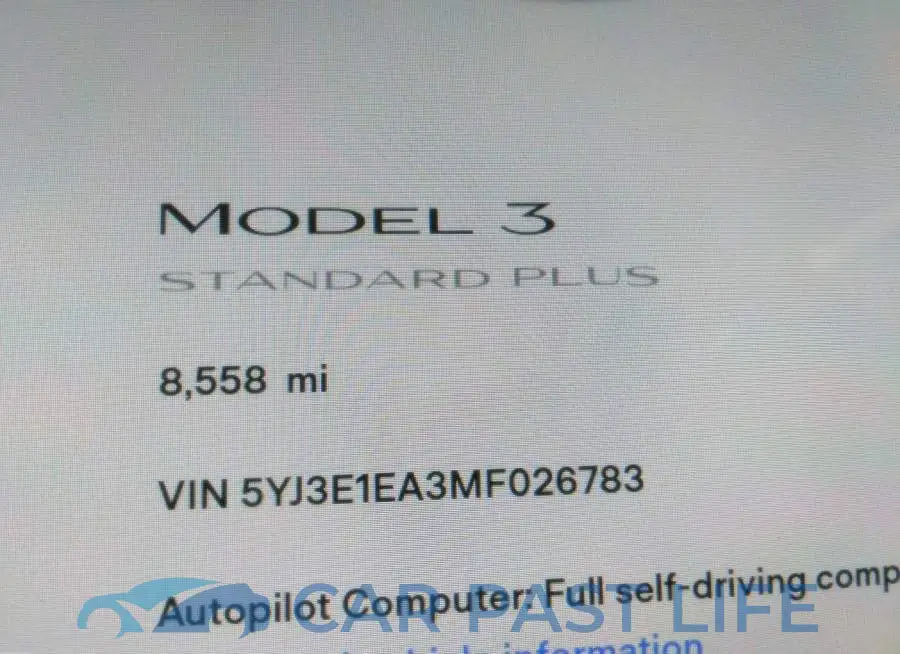 5YJ3E1EA3MF026783# 9