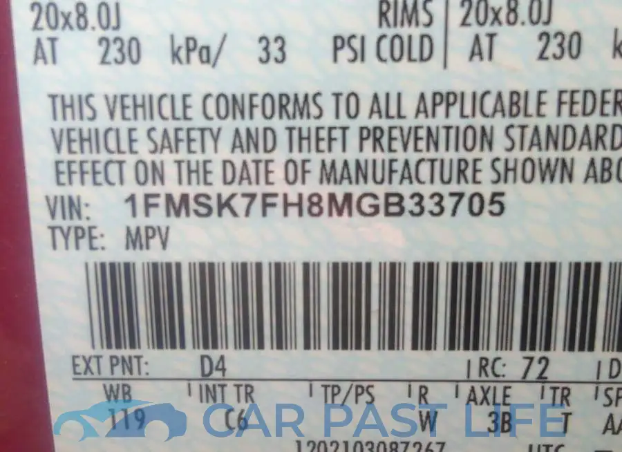 1FMSK7FH8MGB33705# 9