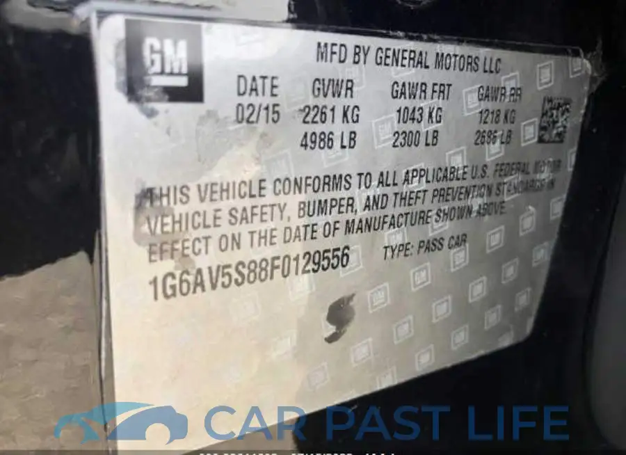 1G6AV5S88F0129556# 9