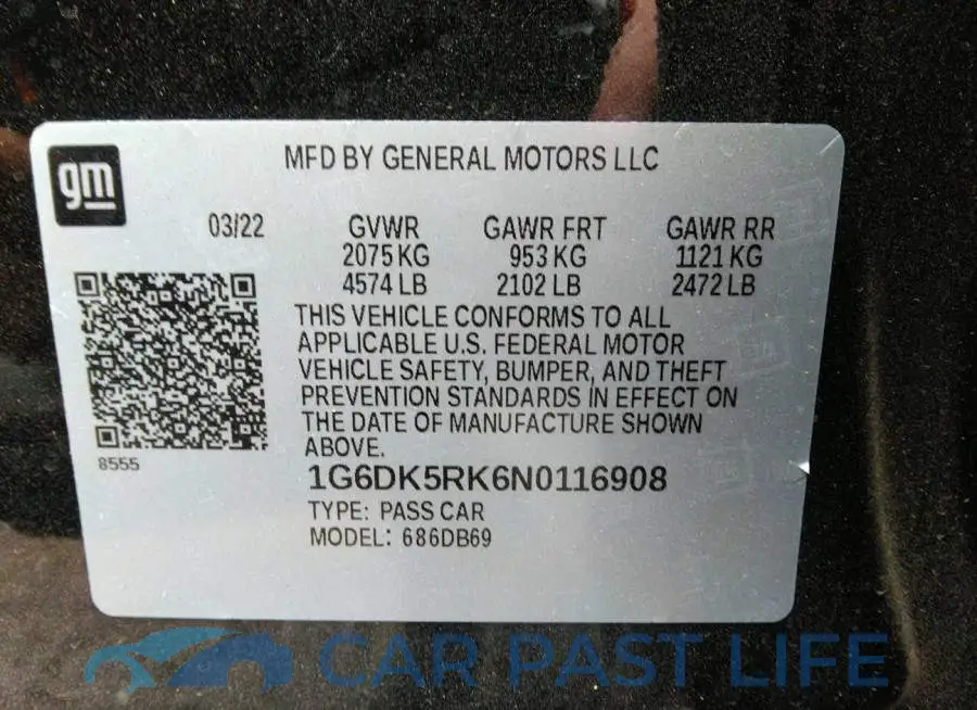 1G6DK5RK6N0116908# 9
